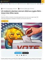 US Midterm Election Mirrors 2024 with Crypto Moving into Ohio Races