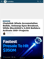 BlockDAG’s 4,500 Builders Surge Ahead as LINK Gains & UNI Shows Stability