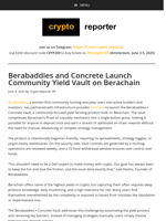 Berabaddies and Concrete Launch Community Yield Vault on Berachain