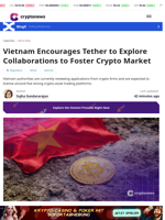 Tether Explores Vietnam Collaborations to Foster Crypto Market