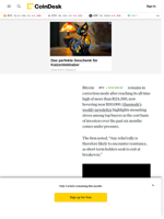 BTC Faces Mounting Pressure Below Key Cost Bases