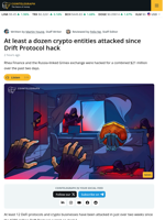 DeFi Hacks Surge After $280M Drift Protocol Exploit