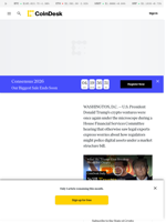 House Dems Get Bonus Hearing on Crypto Market Structure, Assail Trump Conflicts