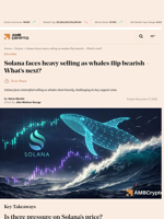 Solana faces heavy selling as whales flip bearish - What's next? - AMBCrypto
