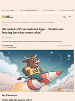 0G rockets 21% on mainnet hype – Traders are bracing for what comes after! - AMBCrypto