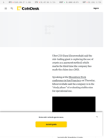 Uber Once Again Says It's Considering Crypto (USDC, USDT), Years After Mulling BTC Payments