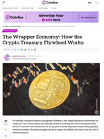 The Wrapper Economy: How the Crypto Treasury Flywheel Works - Coinfea