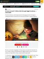 CZ aims to teach 1 billion kids through Giggle Academy — Token2049