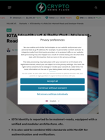 IOTA Identity v1.6 Rolls Out—Mainnet-Ready and Developer-Friendly