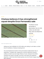 Chelsea believes it has strengthened squad despite Enzo Fernandez sale