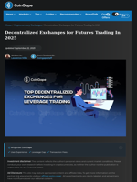 Decentralized Exchanges for Futures Trading In 2025