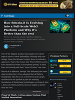 How Bitcoin.ℏ Is Evolving into a Full-Scale Web3 Platform and Why it's Better than the rest | CoinGape