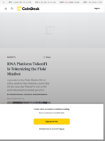 RWA Platform TokenFi Is Tokenizing the AI-Driven Floki Minibot