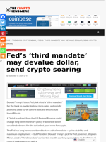 Fed’s ‘third mandate’ may devalue dollar, send crypto soaring - The Crypto News Wire