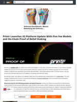 Printr Launches V2 Platform Update With Five Fee Models and On-Chain Proof of Belief Staking - Brave New Coin