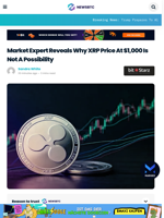 Market Expert Reveals Why XRP Price At $1,000 Is Not A Possibility