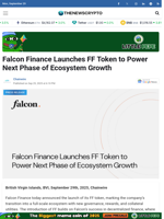Falcon Finance Launches FF Token to Power Next Phase of Ecosystem Growth - TheNewsCrypto