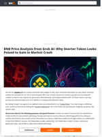 BNB Price Analysis from Grok AI - Top Altcoin Snorter Token to Gain in Market Crash