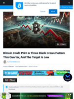 Bitcoin Could Print A Three Black Crows Pattern This Quarter, And The Target Is Low | Bitcoinist.com