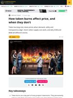 Token Burns Explained: When They Raise Prices — and When They Don’t