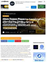Best Crypto Presales For Massive ROI This Year! How BFX Is Dominating BlockDAG and TOKEN6900 | Live Bitcoin News