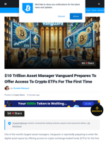 $10 Trillion Asset Manager Vanguard Prepares To Offer Access To Crypto ETFs For The First Time | Bitcoinist.com