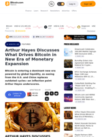 Arthur Hayes Discusses What Drives Bitcoin in New Era of Monetary Expansion – Featured Bitcoin News