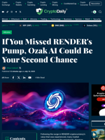 If You Missed RENDER's Pump, Ozak AI Could Be Your Second Chance - Crypto Daily