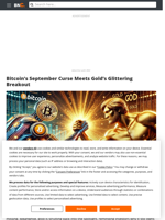 Bitcoin’s September Curse Meets Gold’s Glittering Breakout - Brave New Coin