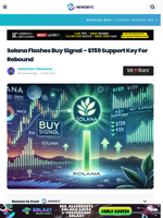Solana Flashes Buy Signal – $159 Support Key For Rebound