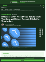 Is It Time to Buy TAO Coin in 2026? Bittensor Technical Analysis