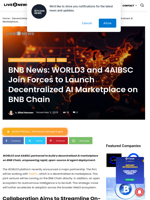 BNB News: WORLD3 and 4AIBSC Join Forces to Launch
Decentralized AI Marketplace on BNB Chain