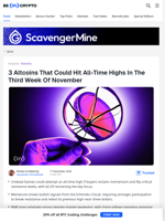 3 Altcoins That Could Hit All-Time Highs In November Third Week