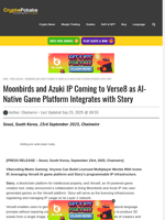 Moonbirds and Azuki IP Coming to Verse8 as AI-Native Game Platform Integrates with Story