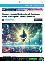 Ethereum Nears Critical Price Level – Reclaiming $3,000 Would Spark A Market-Wide Rally