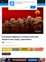 Data Breach Nightmare: Coinbase Leak Could Result In Users 'Dying', Expert Warns