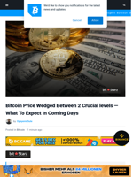 Bitcoin Price Wedged Between 2 Crucial levels — What To Expect In Coming Days | Bitcoinist.com