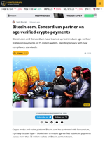 Bitcoin.com, Concordium Enable Age-Verified Crypto Payments