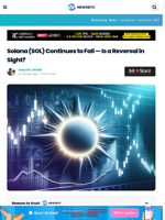 Solana (SOL) Continues to Fall — Is a Reversal in Sight?