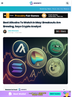 Crypto Analyst Reveals Best Altcoins To Watch In May
