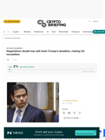 Negotiators doubt Iran will meet Trump’s deadline, risking US escalation