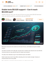 Stable tests $0.025 support – Can it reach $0.039 next? - AMBCrypto