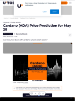 Cardano (ADA) Price Prediction for May 28