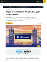 Bitpanda Launches in UK, Sets Two-Year Growth Target