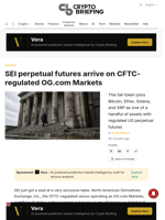 SEI perpetual futures arrive on CFTC-regulated OG.com Markets