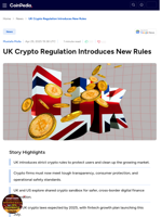 UK Crypto Regulation Introduces New Rules
