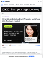 Vivien Lin on Building BingX AI Master and Where AI in Trading Is Headed