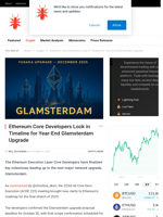 Ethereum Core Developers Lock in Timeline for Year-End Glamsterdam Upgrade - NullTX