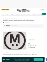 MegaETH token to launch April 30 with $1.6B valuation