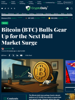 Bitcoin (BTC) Bulls Gear Up for the Next Bull Market Surge - Crypto Daily